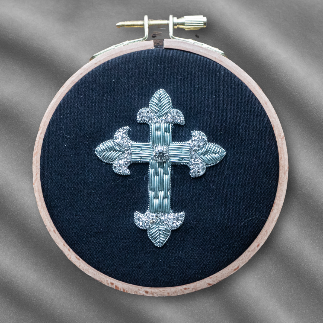 Christian Cross Embroidery Kit for Beginners
