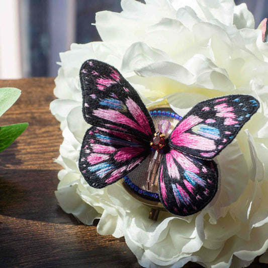 Butterfly Jewellery Embroidery Kit for Beginners