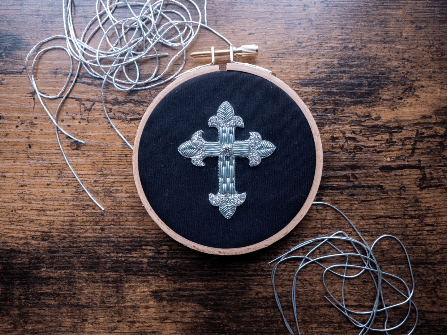 Christian Cross Embroidery Kit for Beginners
