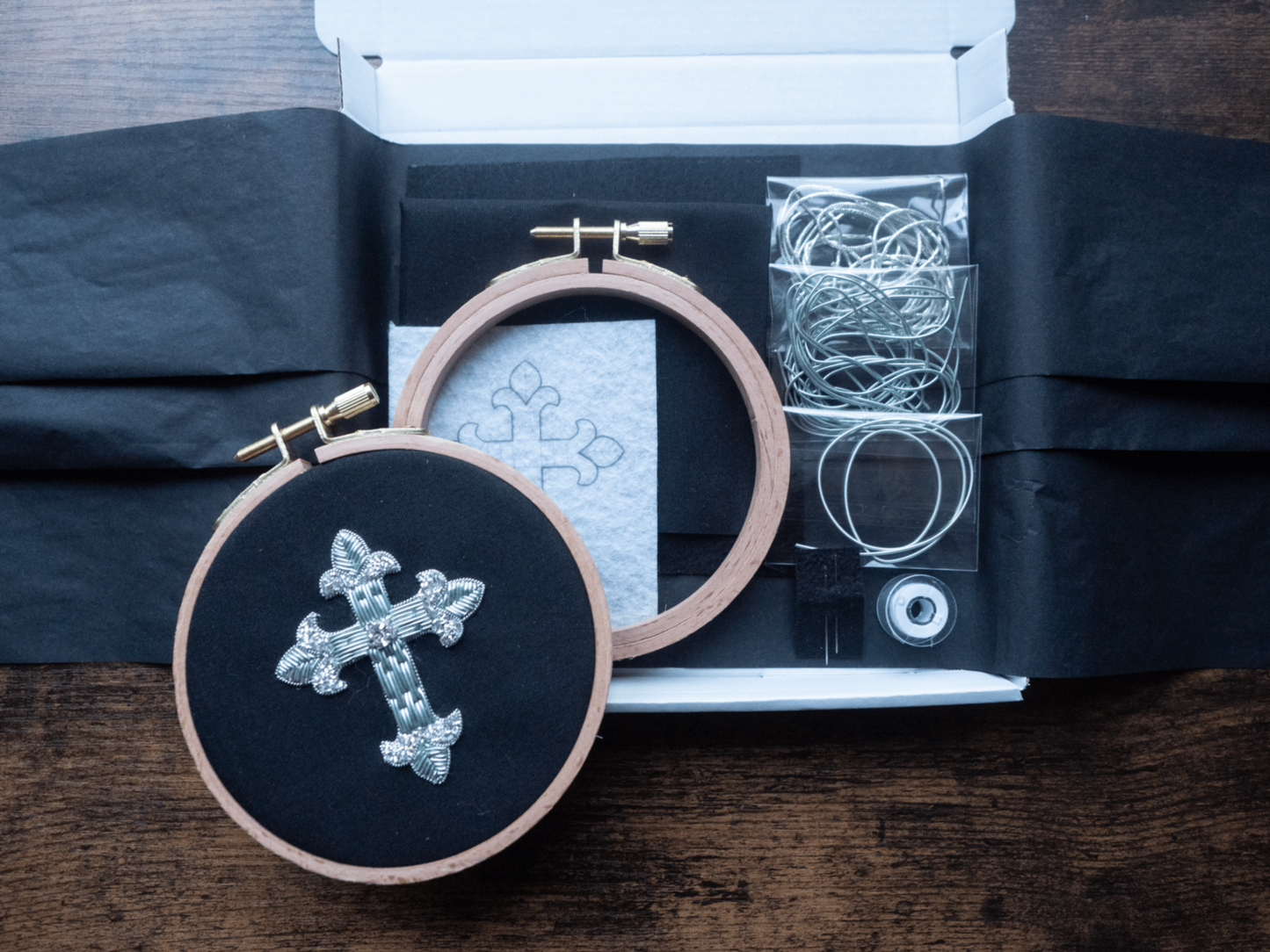 Christian Cross Embroidery Kit for Beginners