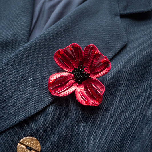 *Limited Edition* Remembrance Day Poppy Brooch Embroidery Kit