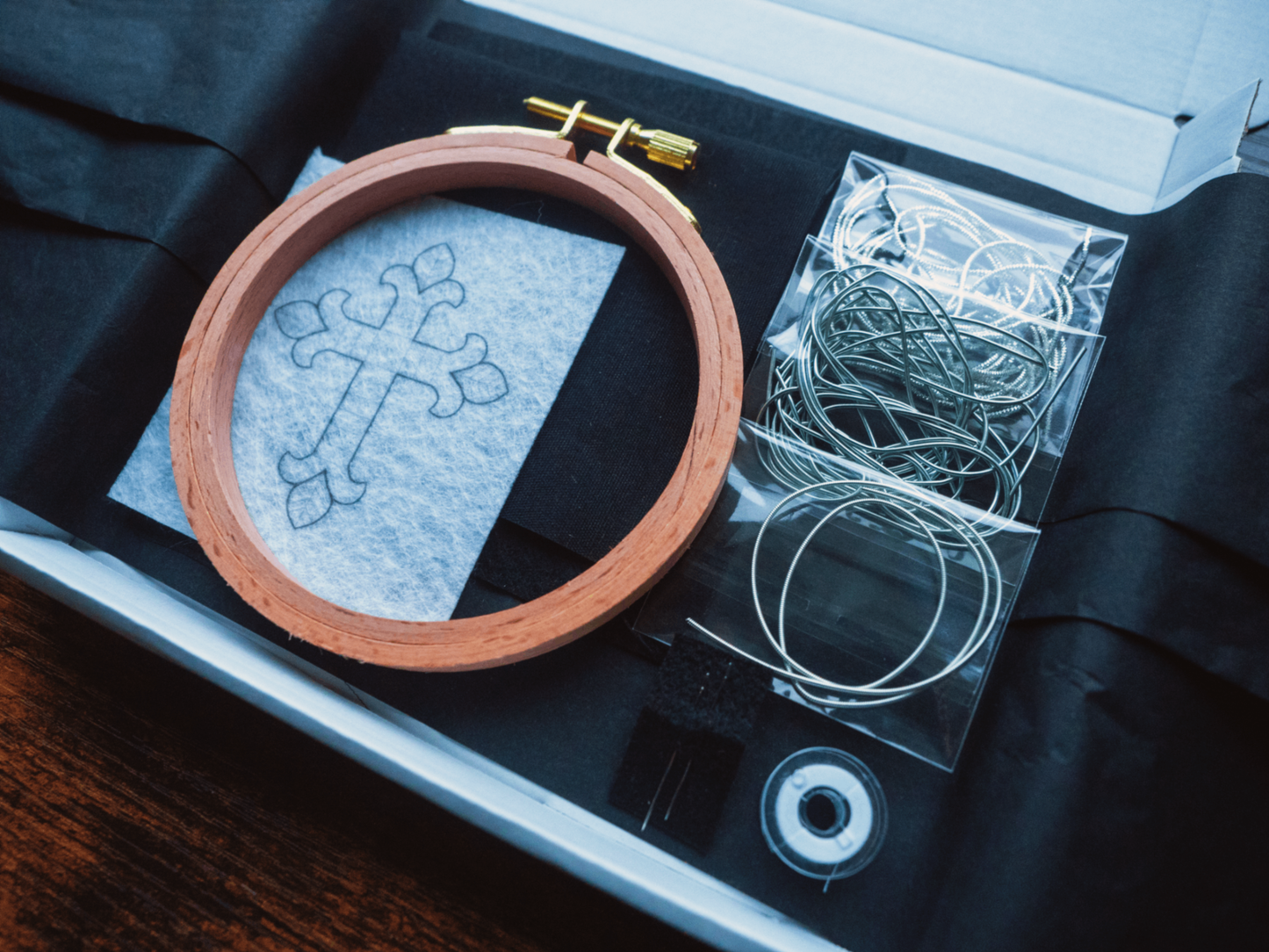 Christian Cross Embroidery Kit for Beginners