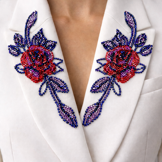 The Midnight Rose Tambour Embroidery Kit