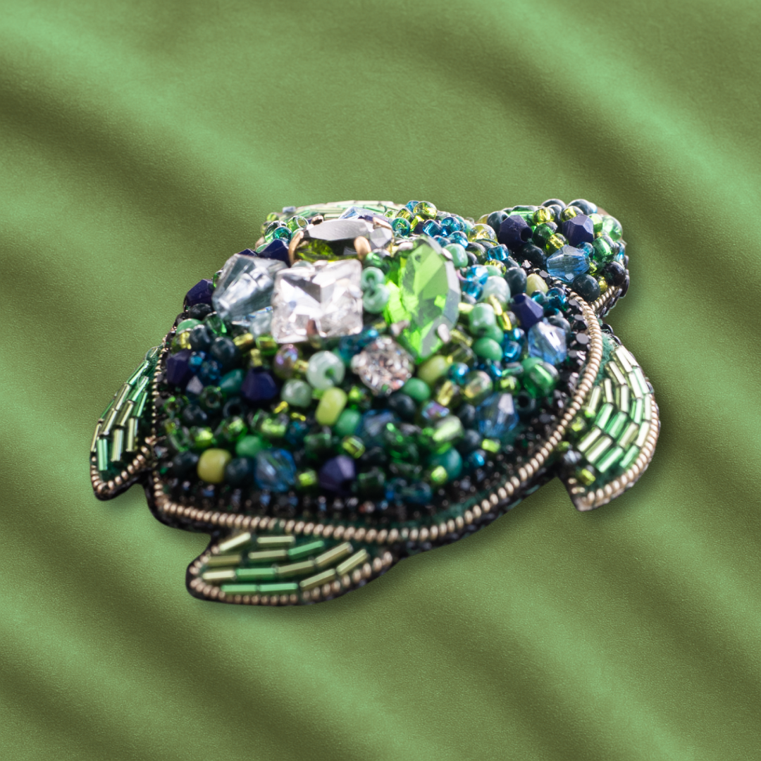 Adopt a Turtle Embroidery Kit for Beginners