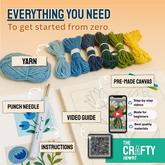ZenStitch Punch Needle Kit with Yarns