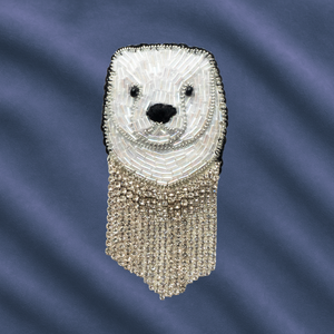 Percy the Polar Bear Embroidery Kit for Beginners