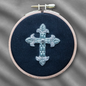 Christian Cross Embroidery Kit for Beginners