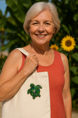 Adopt a Turtle Embroidery Kit for Beginners
