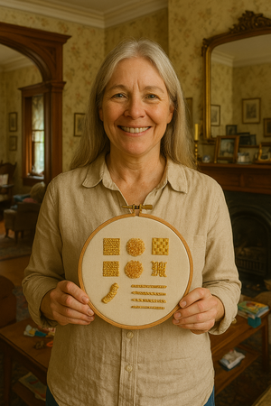 Goldwork Embroidery Sampler Kit for Beginners
