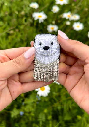 Percy the Polar Bear Embroidery Kit for Beginners