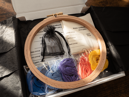 Stitch Sampler Beginner Embroidery Kit