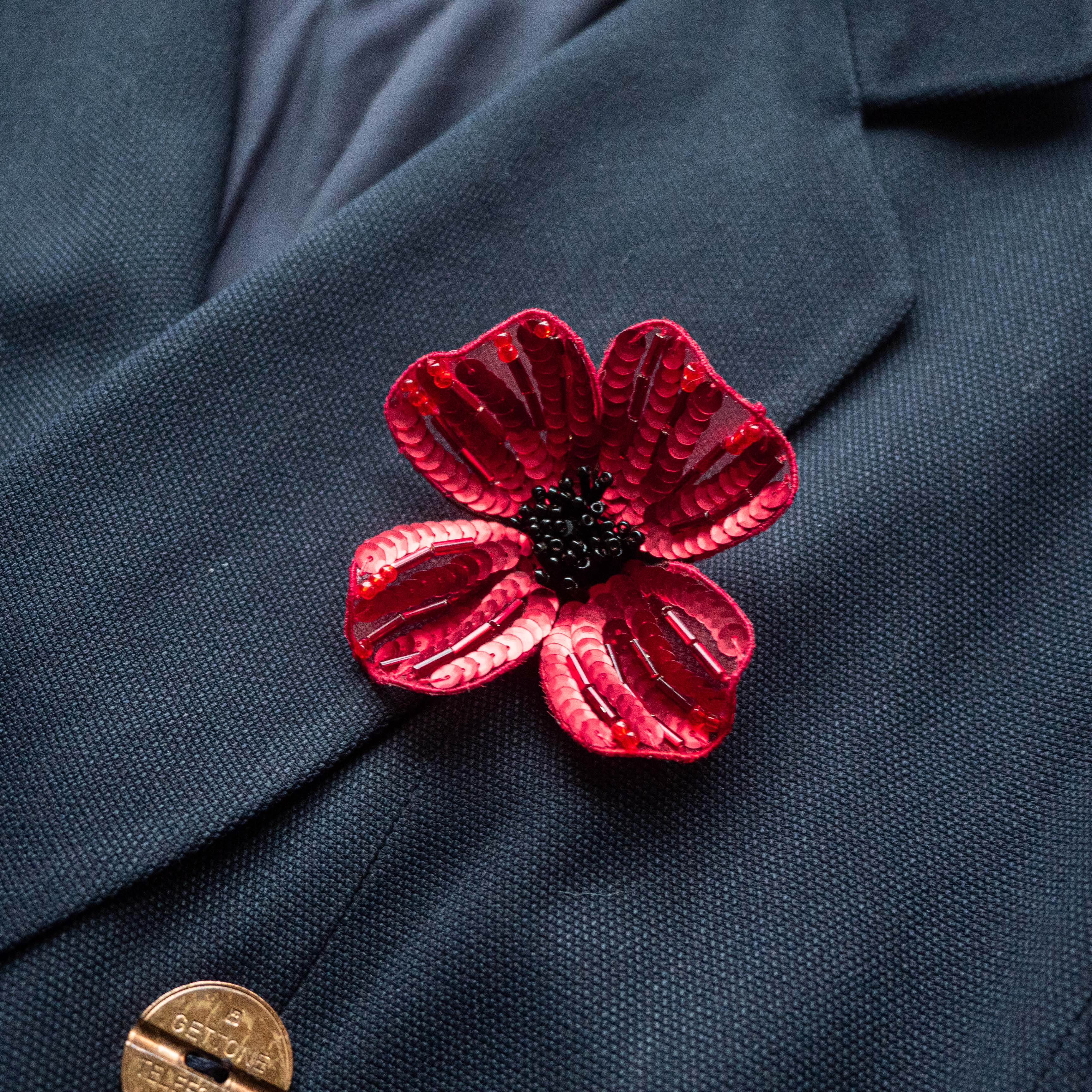 *Limited Edition* Remembrance Day Poppy Brooch Embroidery Kit